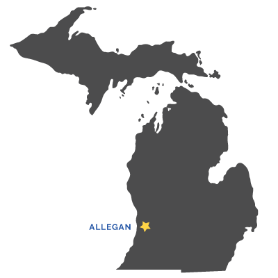 Visit our shop located in Allegan, Michigan